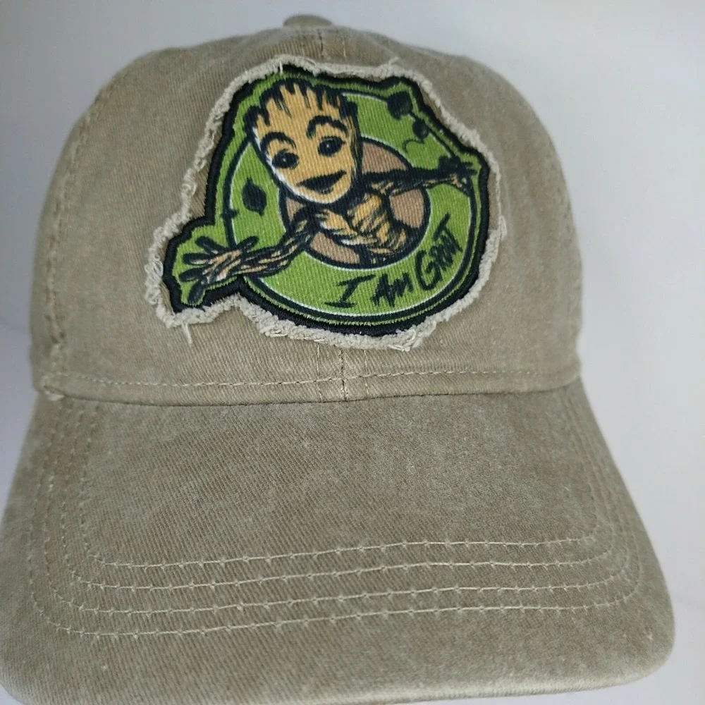 Disney Parks Marvel Guardians Of The‎ Galaxy I AM GROOT Baseball Cap Hat Adult